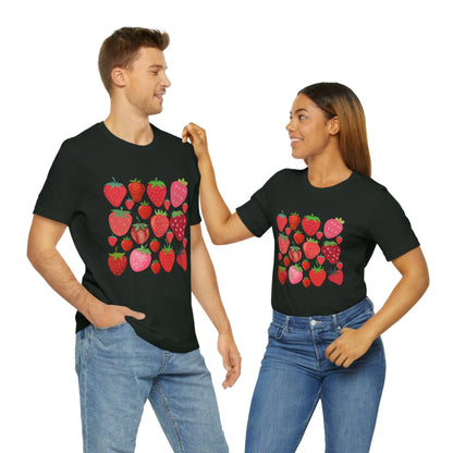 Strawberry Garden Short Sleeved Tshirt