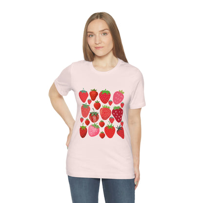 Strawberry Garden Short Sleeved Tshirt