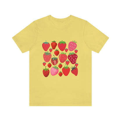 Strawberry Garden Short Sleeved Tshirt