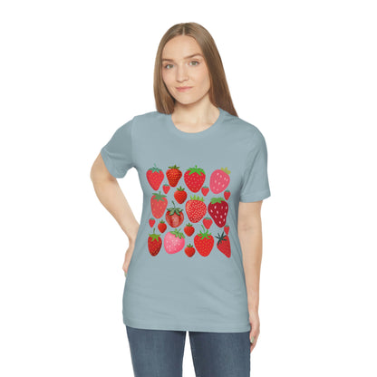 Strawberry Garden Short Sleeved Tshirt