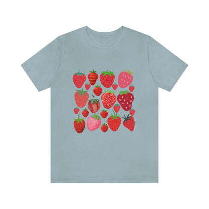 Strawberry Garden Short Sleeved Tshirt