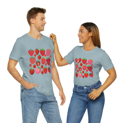 Strawberry Garden Short Sleeved Tshirt