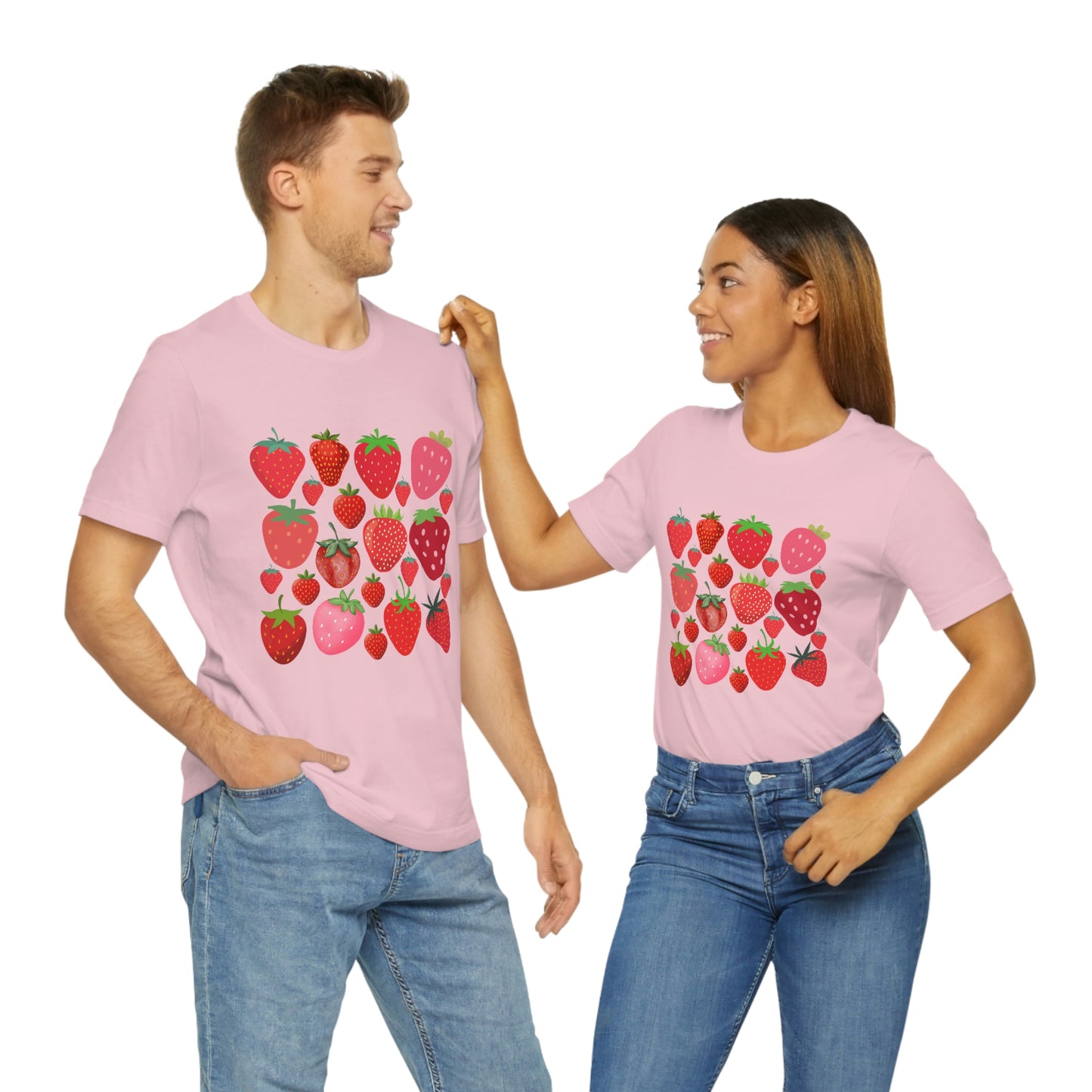 Strawberry Tshirt | Strawberry Shirt | Garden Shirt | Short Sleeved T-Shirt