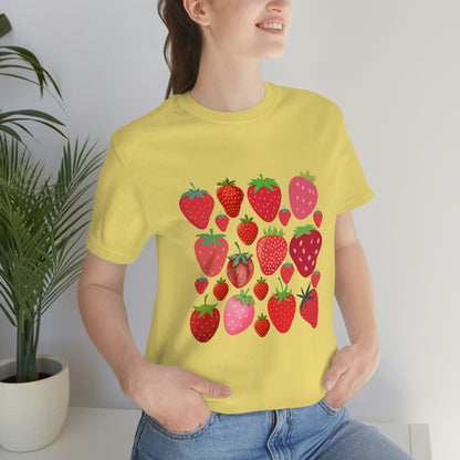 Strawberry Garden Short Sleeved Tshirt