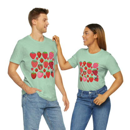 Strawberry Garden Short Sleeved Tshirt