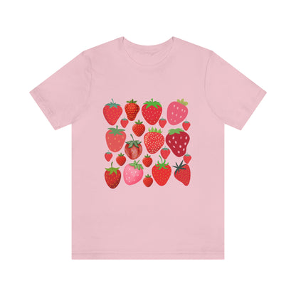 Strawberry Garden Short Sleeved Tshirt