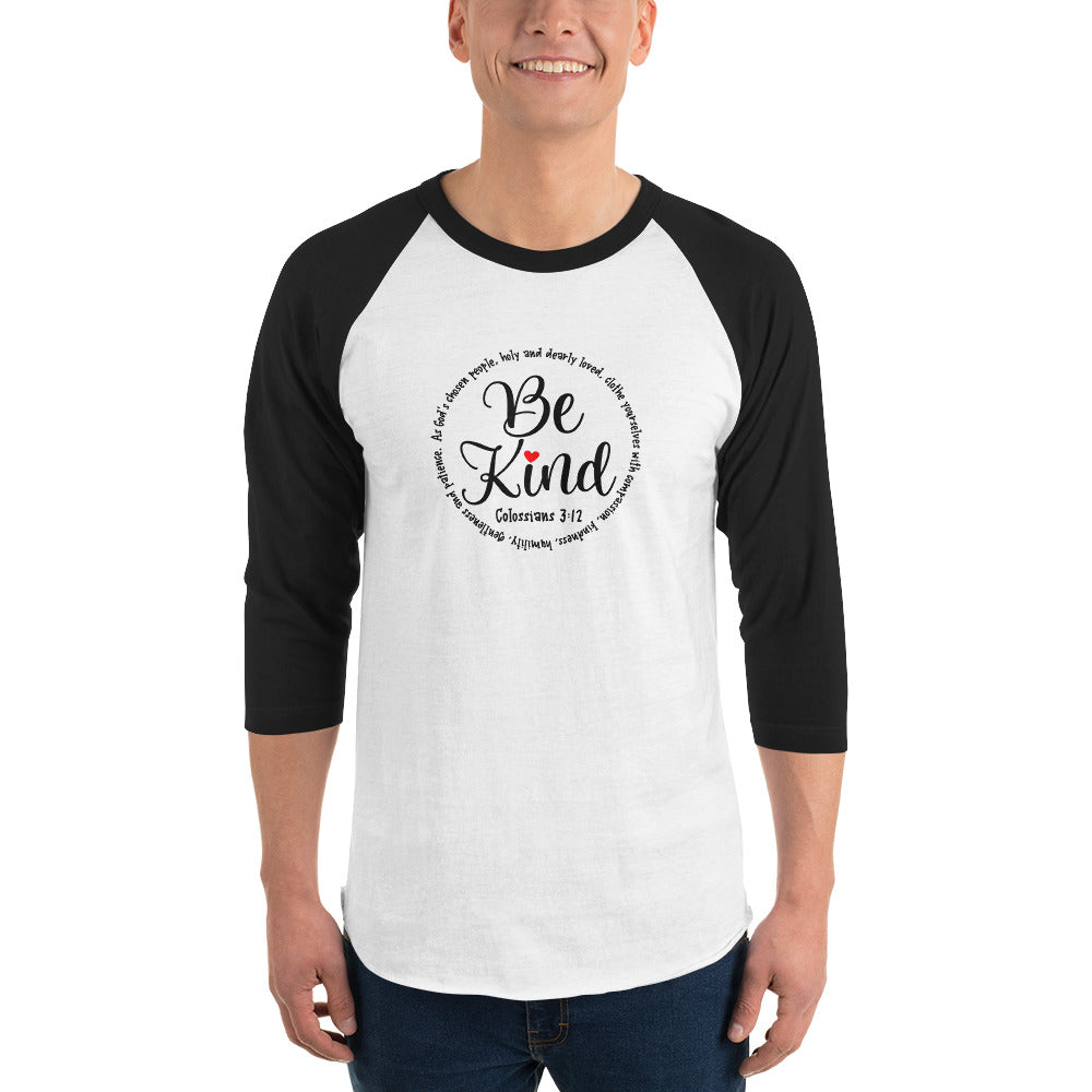 Be Kind Inspirational Baseball Shirt