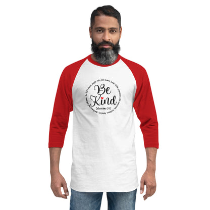 Be Kind Inspirational Baseball Shirt